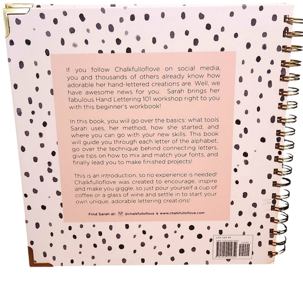 Hand Lettering Beginners Workbook and Calligraphy & Hand Lettering Notepad NEW - Picture 4 of 11